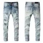 amiri jeans 2021 nouveaux  ar677020150 hole blue